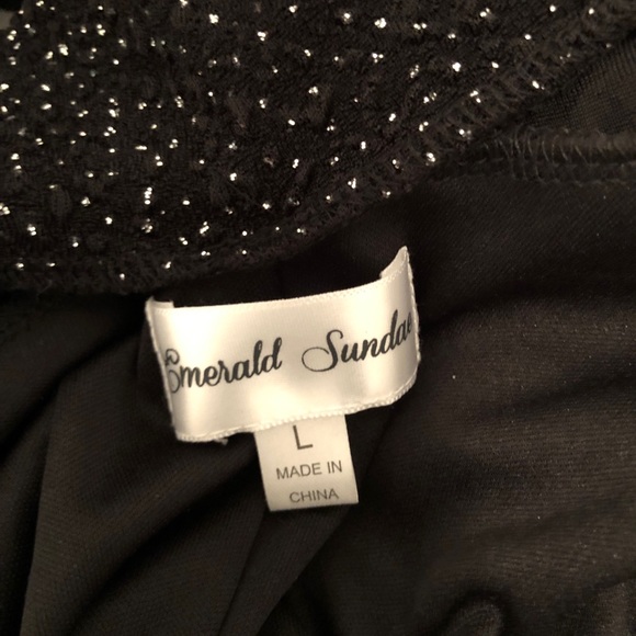 Emerald Sundae Mini Sparkle Fitted Dress - Picture 4 of 4